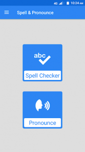 اسکرین شات برنامه Spell & Pronounce words right - Spell Checker App 1
