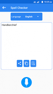 اسکرین شات برنامه Spell & Pronounce words right - Spell Checker App 3