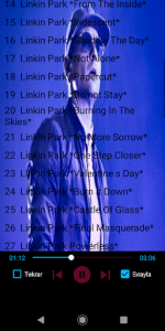 اسکرین شات برنامه Linkin Park All Songs Offline 2
