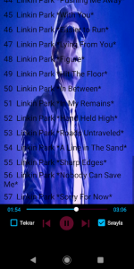 اسکرین شات برنامه Linkin Park All Songs Offline 5