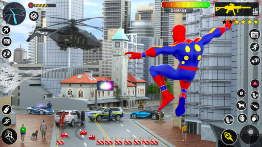 اسکرین شات بازی Spider Hero Games Rope Hero 6