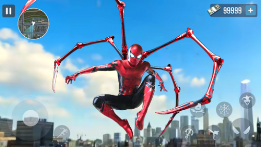 اسکرین شات بازی Super Spider Rope - Vegas Crime Rope Hero 2