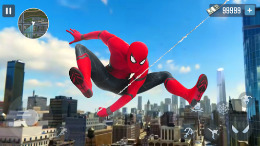 اسکرین شات بازی Super Spider Rope - Vegas Crime Rope Hero 1