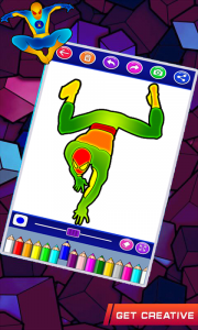 اسکرین شات بازی spider super heroes coloring game of woman 7