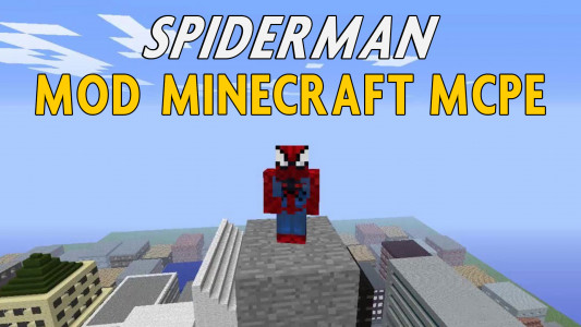 اسکرین شات برنامه SpiderMan Mod Minecraft MCPE 1