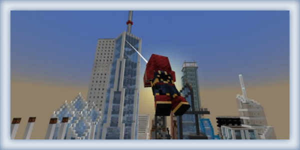 اسکرین شات برنامه Spider Man Minecraft Mod 2