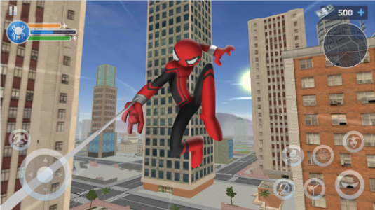 اسکرین شات بازی Spider Stickman Rope: Vegas Crime City Hero 4