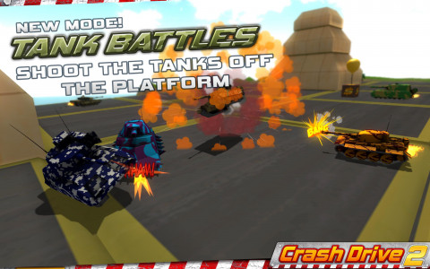 اسکرین شات بازی Crash Drive 2: 3D racing cars 3