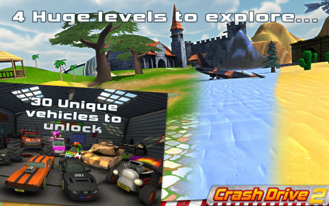 اسکرین شات بازی Crash Drive 2: 3D racing cars 6