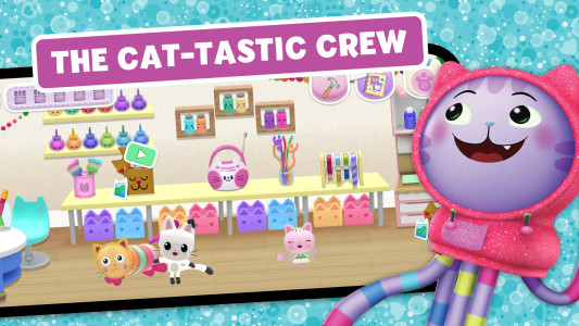 اسکرین شات 4 بازی Gabbys Dollhouse: Games & Cats