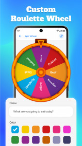 اسکرین شات 5 برنامه Spin Wheel Random Generator