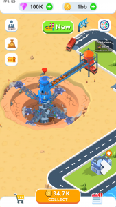 اسکرین شات بازی Spiral Excavator Empire 3