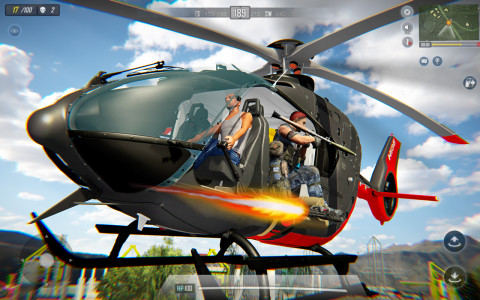 اسکرین شات 2 بازی Gunship Combat Helicopter Game