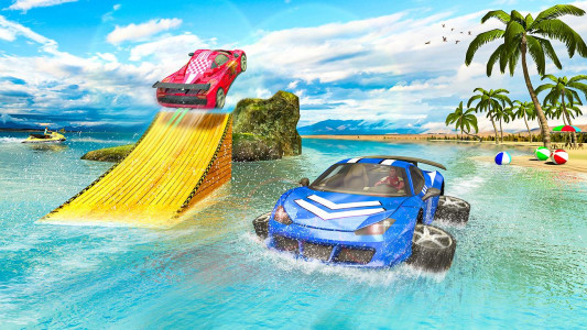اسکرین شات بازی GT Car Race Game -Water Surfer 4
