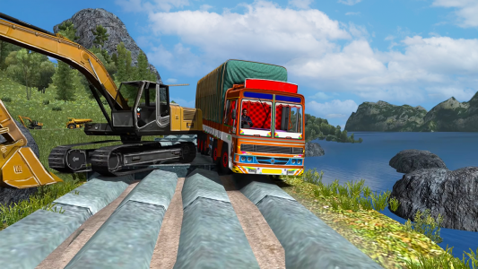 اسکرین شات بازی Indian Truck Driving Games OTR 5
