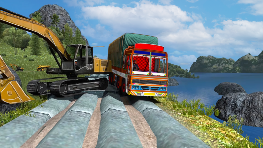 اسکرین شات 5 بازی Indian Truck Driving Games OTR