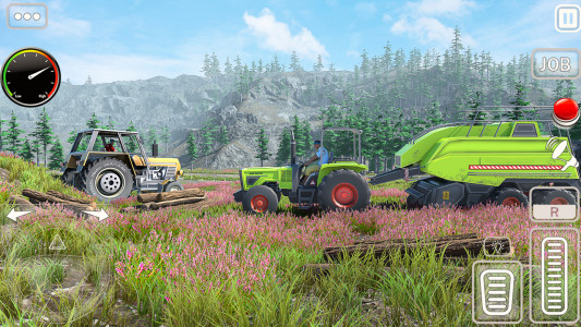 اسکرین شات بازی Farmer Tractor Driving Games 3