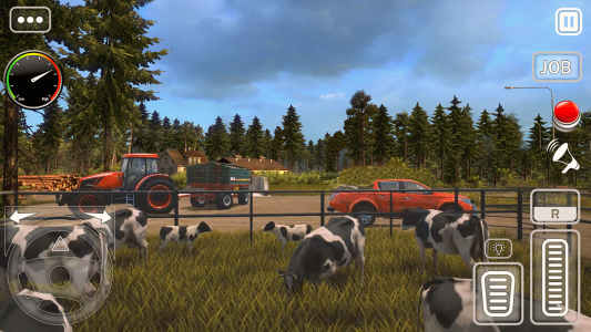 اسکرین شات بازی Farmer Tractor Driving Games 2