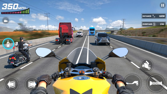 اسکرین شات 4 بازی Racing In Moto: Traffic Race