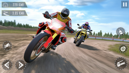 اسکرین شات بازی Racing In Moto: Traffic Race 3