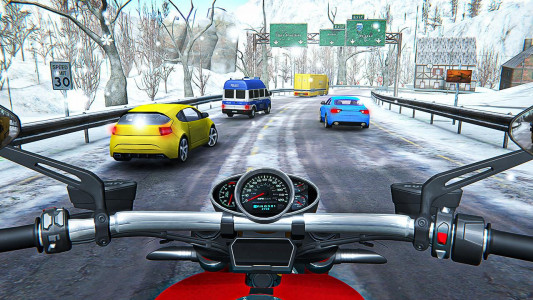 اسکرین شات بازی Racing In Moto: Traffic Race 2