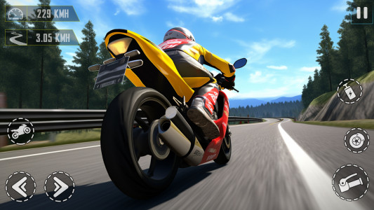 اسکرین شات بازی Racing In Moto: Traffic Race 4