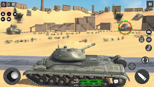 اسکرین شات بازی World Tanks War: Offline Games 3