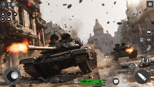 اسکرین شات بازی World Tanks War: Offline Games 5