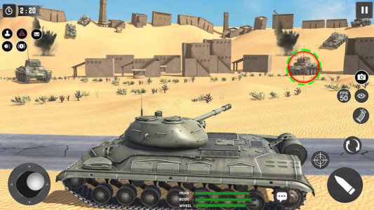 اسکرین شات 3 بازی World Tanks War: Offline Games