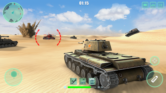 اسکرین شات بازی World Tanks War: Offline Games 2