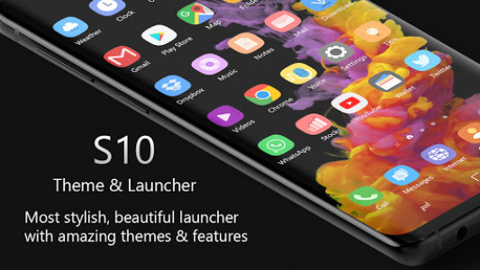 اسکرین شات برنامه Theme for Samsung S10: Launcher for Galaxy S10 1