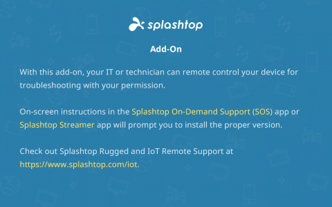 اسکرین شات 1 برنامه Splashtop Add-on: Samsung