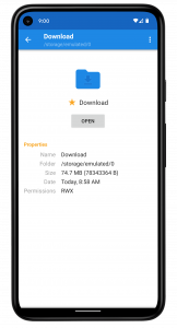 اسکرین شات برنامه File Manager 4