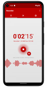 اسکرین شات برنامه Voice Recorder Pro 4