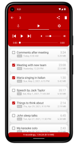 اسکرین شات 5 برنامه Voice Recorder Pro