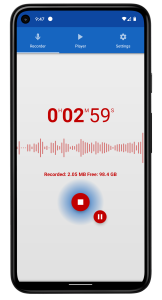 اسکرین شات 4 برنامه Voice Recorder
