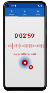 اسکرین شات برنامه Voice Recorder 4