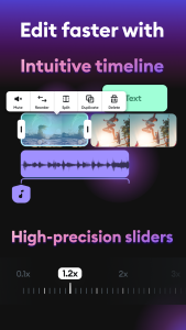 اسکرین شات 1 برنامه Splice - Video Editor & Maker