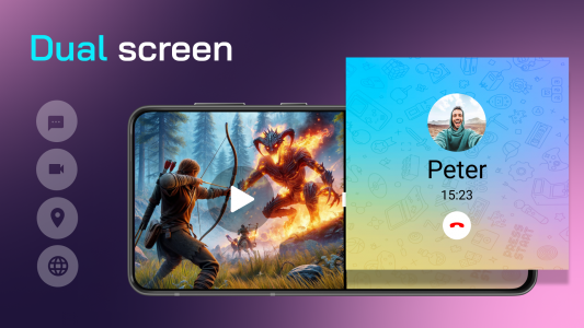 اسکرین شات برنامه Split Screen- Dual Window 8