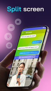 اسکرین شات 1 برنامه Split Screen- Dual Window