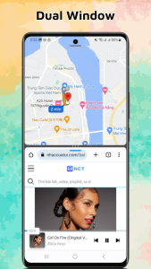 اسکرین شات 3 برنامه Split Screen & Dual Window App