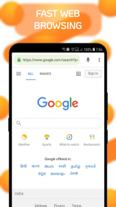 اسکرین شات برنامه Mini Browser - Indian Browser 4