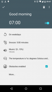 اسکرین شات برنامه AlarmDroid (alarm clock) 6