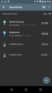 اسکرین شات برنامه AlarmDroid (alarm clock) 2