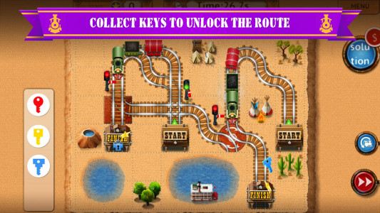 اسکرین شات بازی Rail Maze 2: Train puzzle game 5