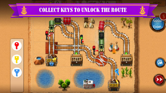 اسکرین شات بازی Rail Maze 2 : Train puzzler 5
