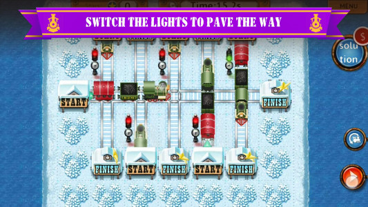 اسکرین شات بازی Rail Maze 2: Train puzzle game 4