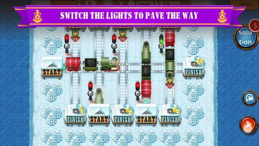 اسکرین شات بازی Rail Maze 2 : Train puzzler 4