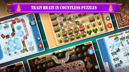 اسکرین شات بازی Rail Maze 2: Train puzzle game 1