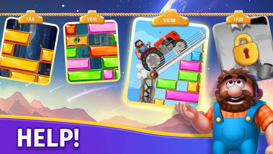 اسکرین شات 1 بازی Jewel Sliding® - Block Puzzle